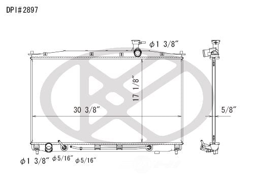 Koyorad A2897 Radiator