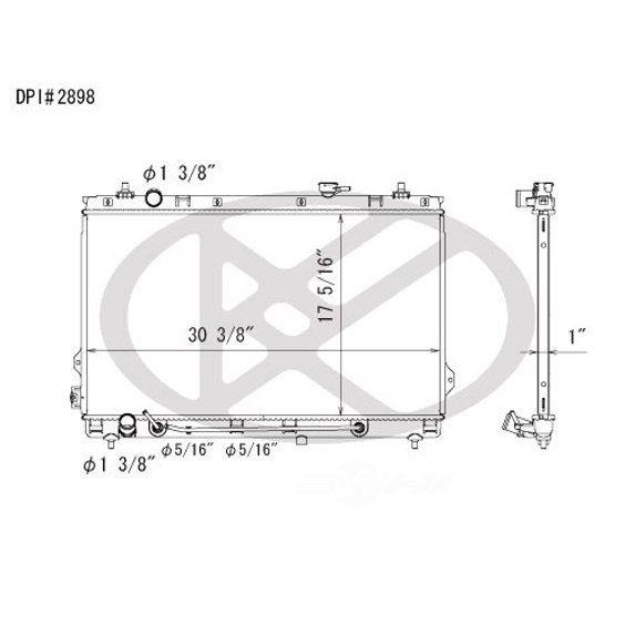 Koyorad A2898 Radiator