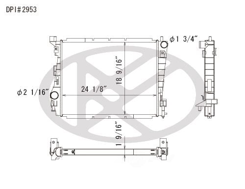 Koyorad A2953 Radiator