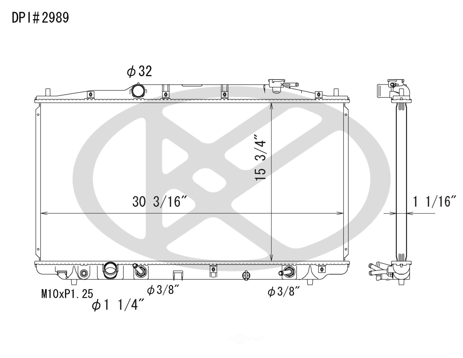 Koyorad A2989 Radiator