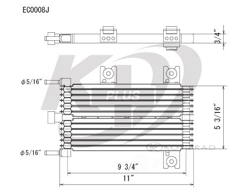 Koyorad EC0008J Engine Oil Cooler