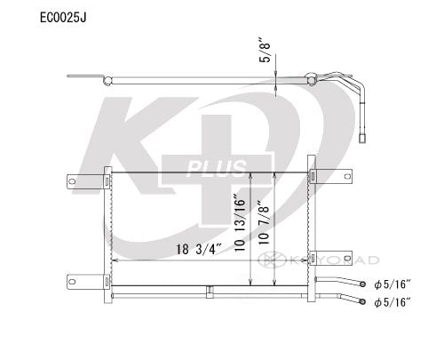 Koyorad EC0025J External Engine Oil Cooler
