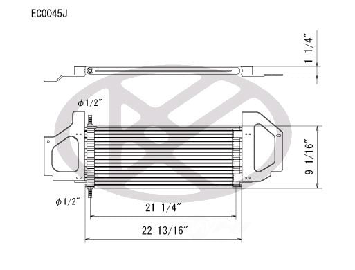 Koyorad EC0045J Engine Oil Cooler