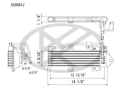 Koyorad EC0061J Engine Oil Cooler