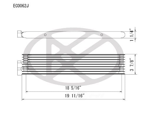 Koyorad EC0062J Engine Oil Cooler