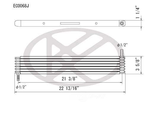 Koyorad EC0068J Engine Oil Cooler
