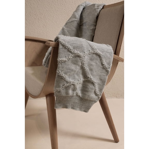 Koza Home Espuma De Mar Gray Single Blanket 160x220 37131 Single