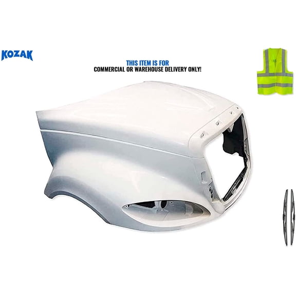KozaK Fiberglass Hood Shell Compatible with International ProStar 2008+