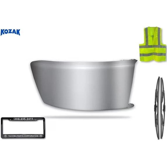 KozaK Steel Chrome Bumper Corner Passenger (Right) Side Compatible with Freightliner M2 Business Class 106 112 2003-2021