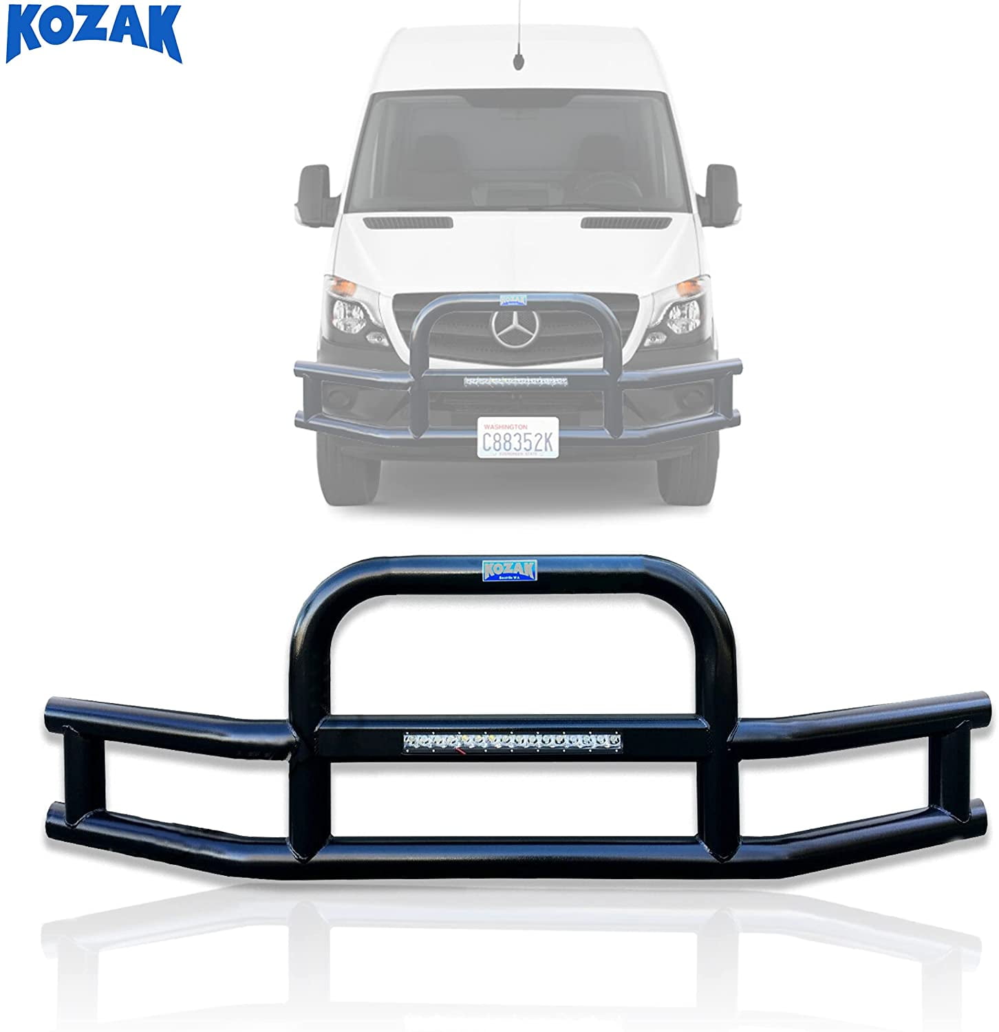 Kozak MercedesBenz Sprinter Vans 20142017 3" Round Bumper Grille