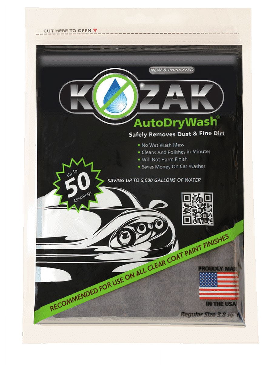 Kozak Auto Dry Wash Cloth, 3.8 sq ft
