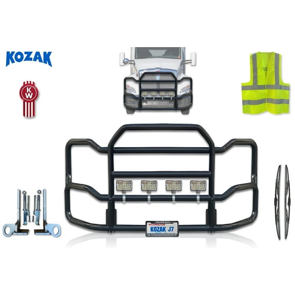 Kozak Black Front Grille Bumper Guard