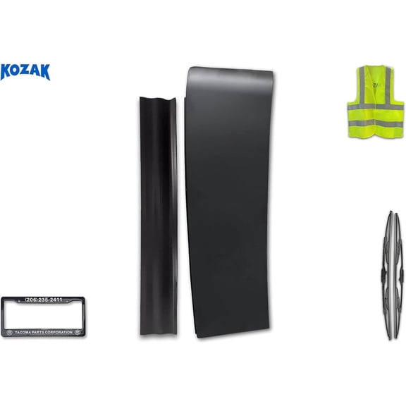 Kozak Cab Cabin Upper Sleeper Fairing Plastic, Right Passenger Side, Compatible with T680 Next Gen 2022+, Black, New, 1 Piece