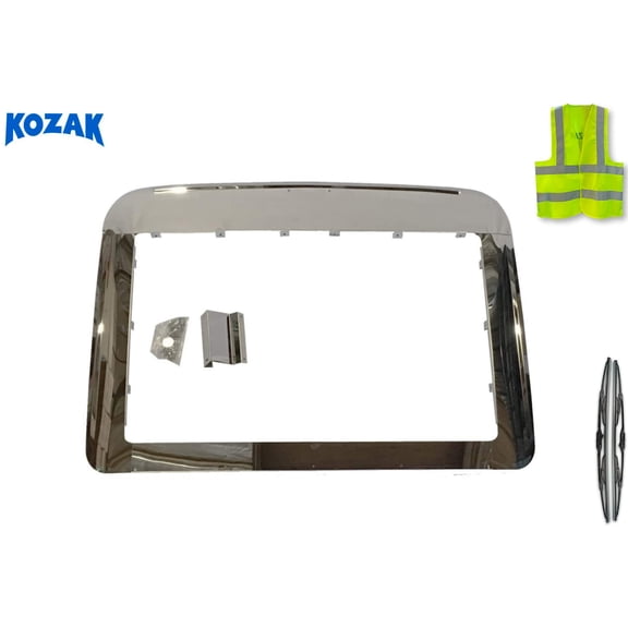 Kozak Compatible with VNL 2004-2017 Bug Shield Deflector Chrome
