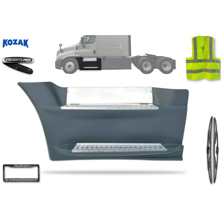KOZAK Front Fairing Step Panel with Stripe for Freightliner