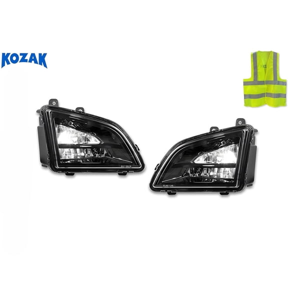 Kozak Full LED Fog Light Compatible with Volvo VNL VT 2018-2025