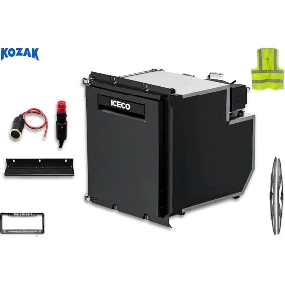 Kozak Heavy-duty Truck Built-in Fridge (50L) YC49B2 Compatible with W900 W990 T600 T660 T800 1999-2025