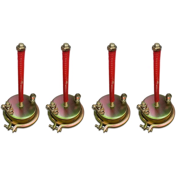 Kozak Machined Air Brake Service Chamber T20 (Type 20) for Truck, Trailer, Bus - Pack of 4