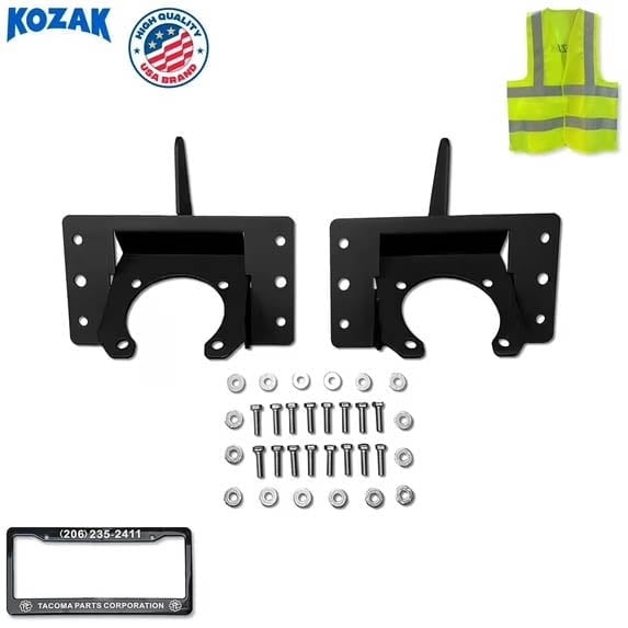 Kozak Metal Mounting Brackets Set Compatible with T660 , Black