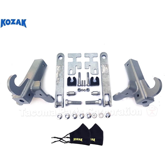 Kozak Mounting Bracket Set Compatible with T680/T700 2011+ Trucks Plus Logo and Face Masks