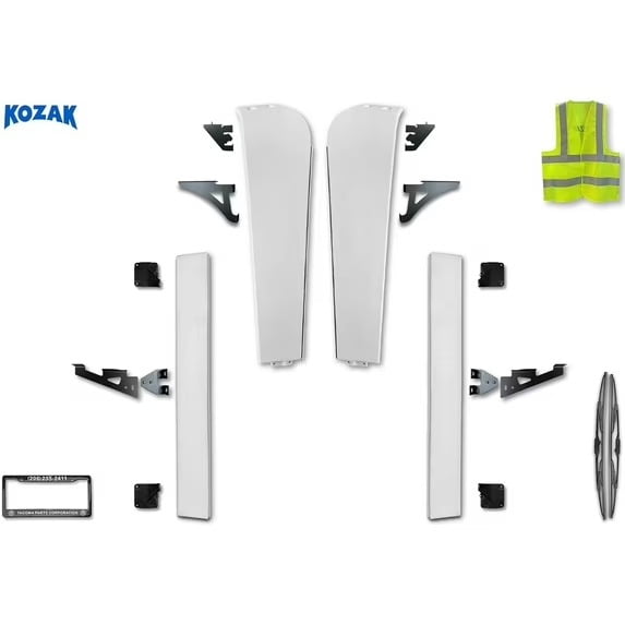 Kozak Narrow Cabin Fairings Compatible withFreightliner Cascadia 2008-2017, 4-Pack
