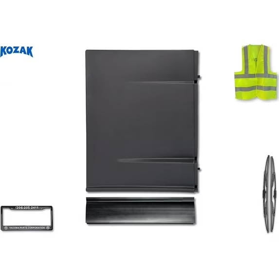 Kozak Rear Step Fairing Panel w/ Extension Stripe Right Passenger Compatible with Freightliner Cascadia 2018+