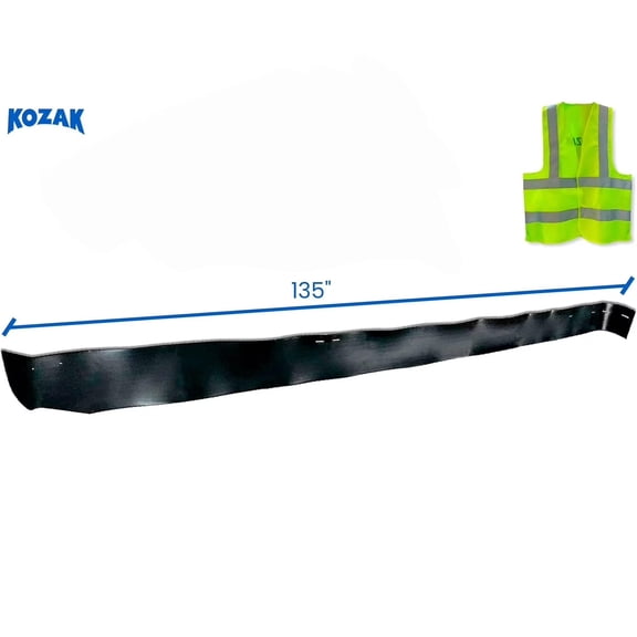 Kozak Replacement Side Fairing Extension 135" Left Driver Side Compatible with T680
