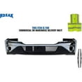thumbnail image 1 of Kozak Semi Truck Automotive Bumper with Fog Lamp Hole Compatible with T680 Next Gen 2022+, Black, 1 of 9