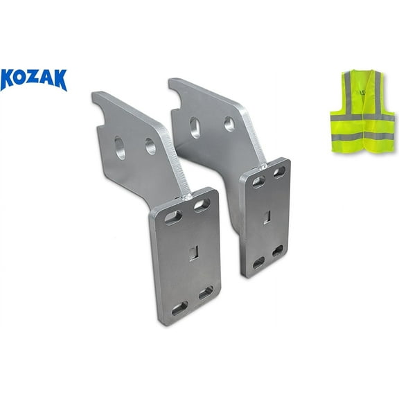 Kozak Brackets Mounting Kit for Front Grille Deer Moose Brush Guard compatible with Mack Anthem 2018+