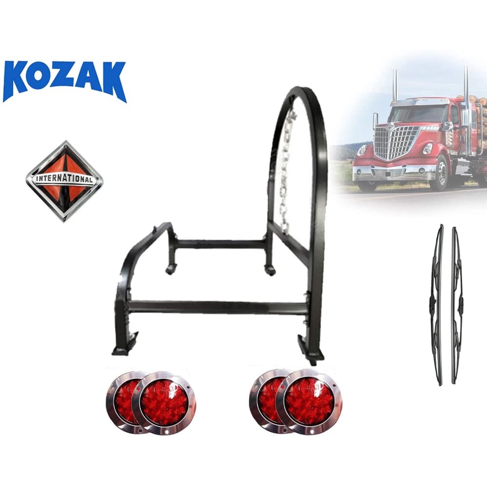 Kozak Steel Spare Tire Holder for International Semi Trucks, Fits 295/75R22.5 Kozak Steel Spare Tire Holder for International Semi Trucks, Fits 295/75R22.5 Sansujyuku sansujyuku.com