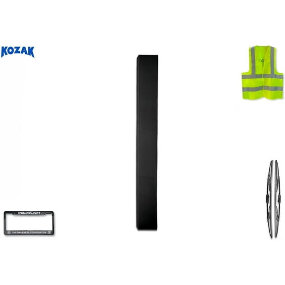 Kozak Compatible with Volvo VNL 2004-2017 Lower Wind Cab Cabin Fairing Extension Air Deflector, Driver Side