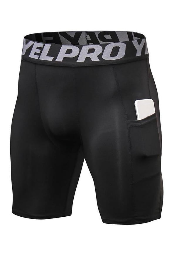Men's Compression Workout Perspiration Stretch Legging Tights