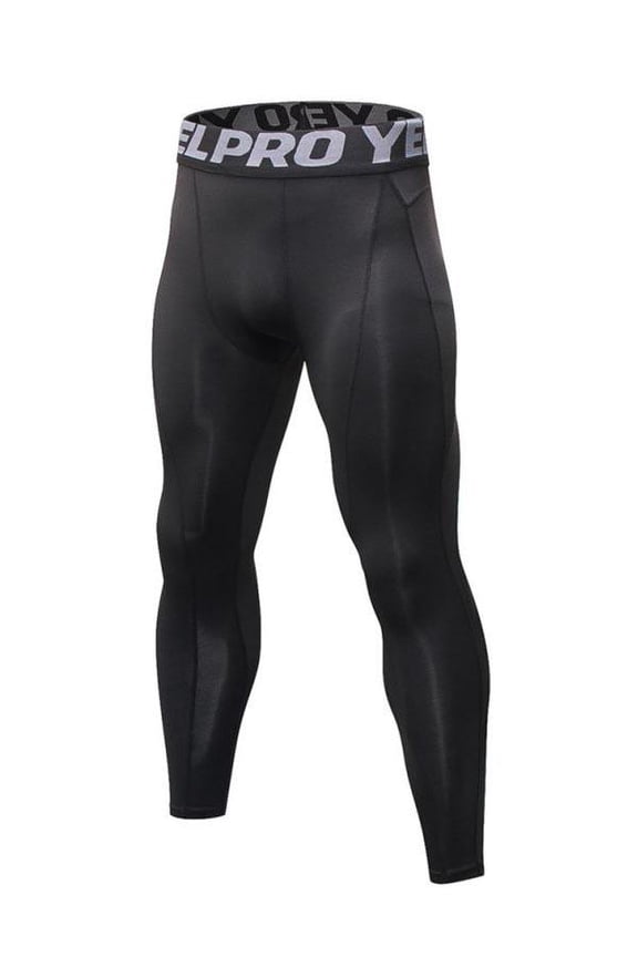 Uccdo Mens Compression Tights Gym Yoga Running Base Layer Under Pants Sport Wear
