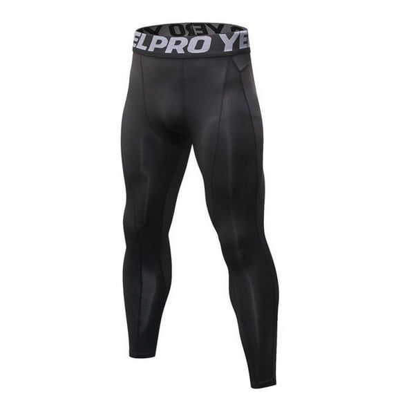 Uccdo Mens Compression Tights Gym Yoga Running Base Layer Under Pants Sport Wear