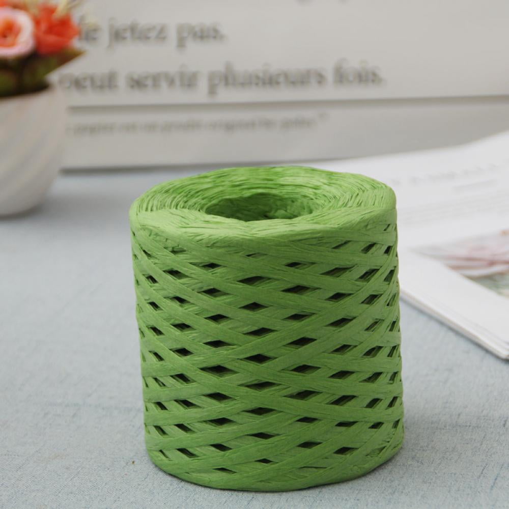 Kozart Raffia Ribbon Red Green Natural Paper Twine Wrapping Ribbon Gift ...