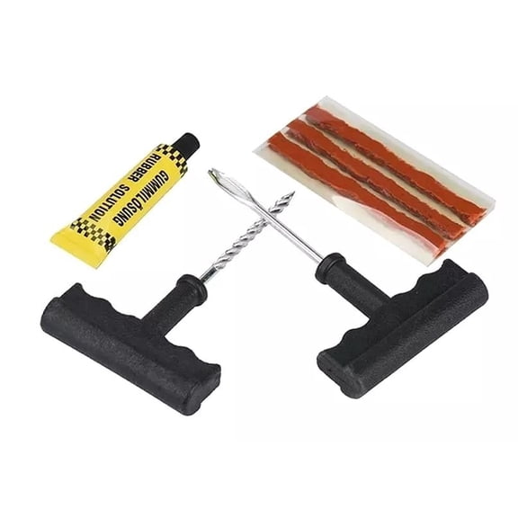 Kozdiko 6 Pieces Puncture Repair Kit Auto Tubeless Tyre Tool Safety For Nissan Sunny