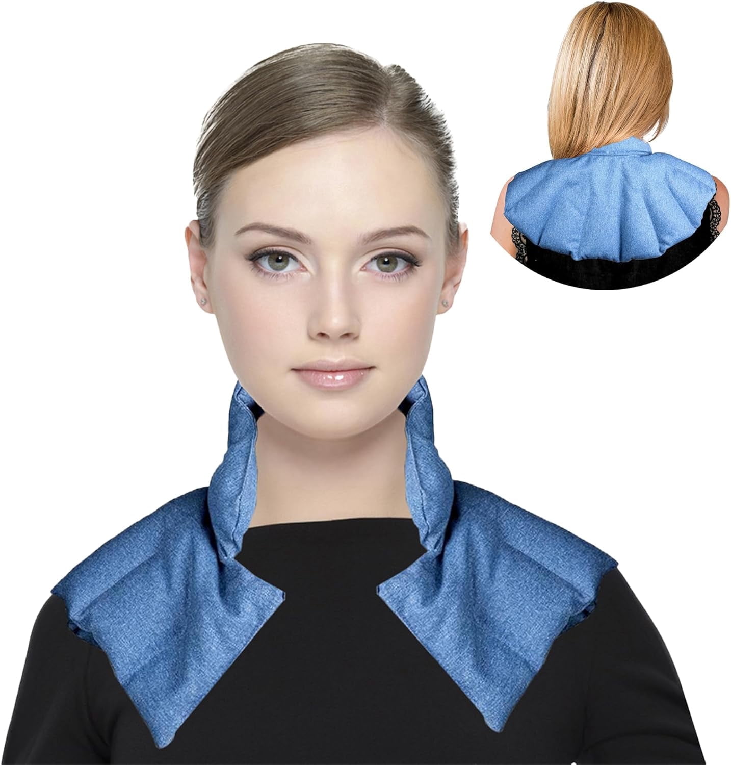 Kozi Herbal Aromatherapy Neck & Shoulder Plush Heat Wrap for Muscle Pain and Tension Relief, 1 Piece