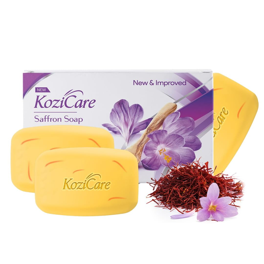 Kozicare Kojic Acid Soap & Glutathione Soap Saffron Soap Body Tan
