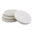 thumbnail image 1 of Kozy Kitchen Coaster Set, Premium Marble Coasters, Double-Polished Multi-Functional Drink Coasters, 100% Natural Marble Stone (4, White Marble -Round), 1 of 4