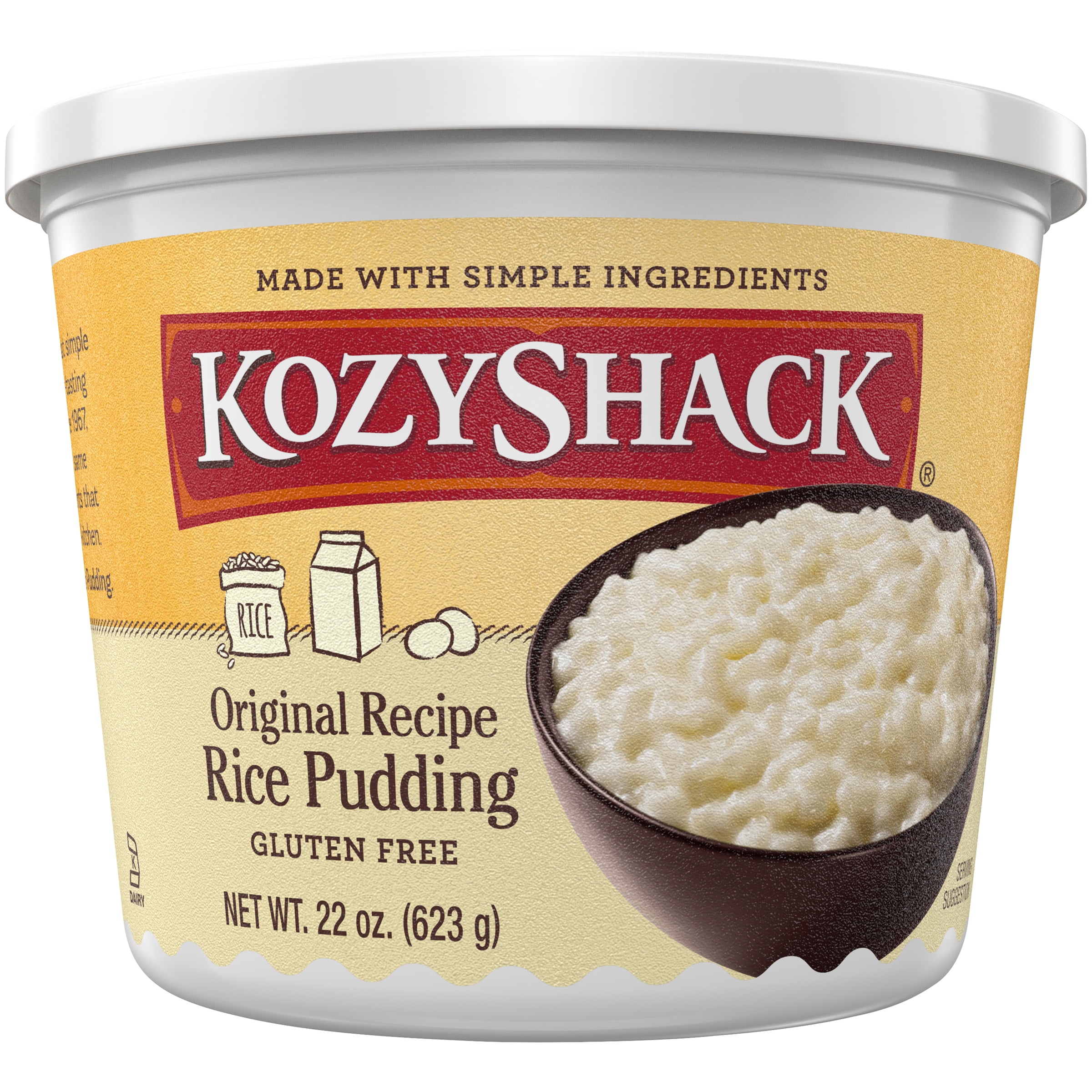 Kozy Shack® Original Recipe Rice Pudding, Walmart.com