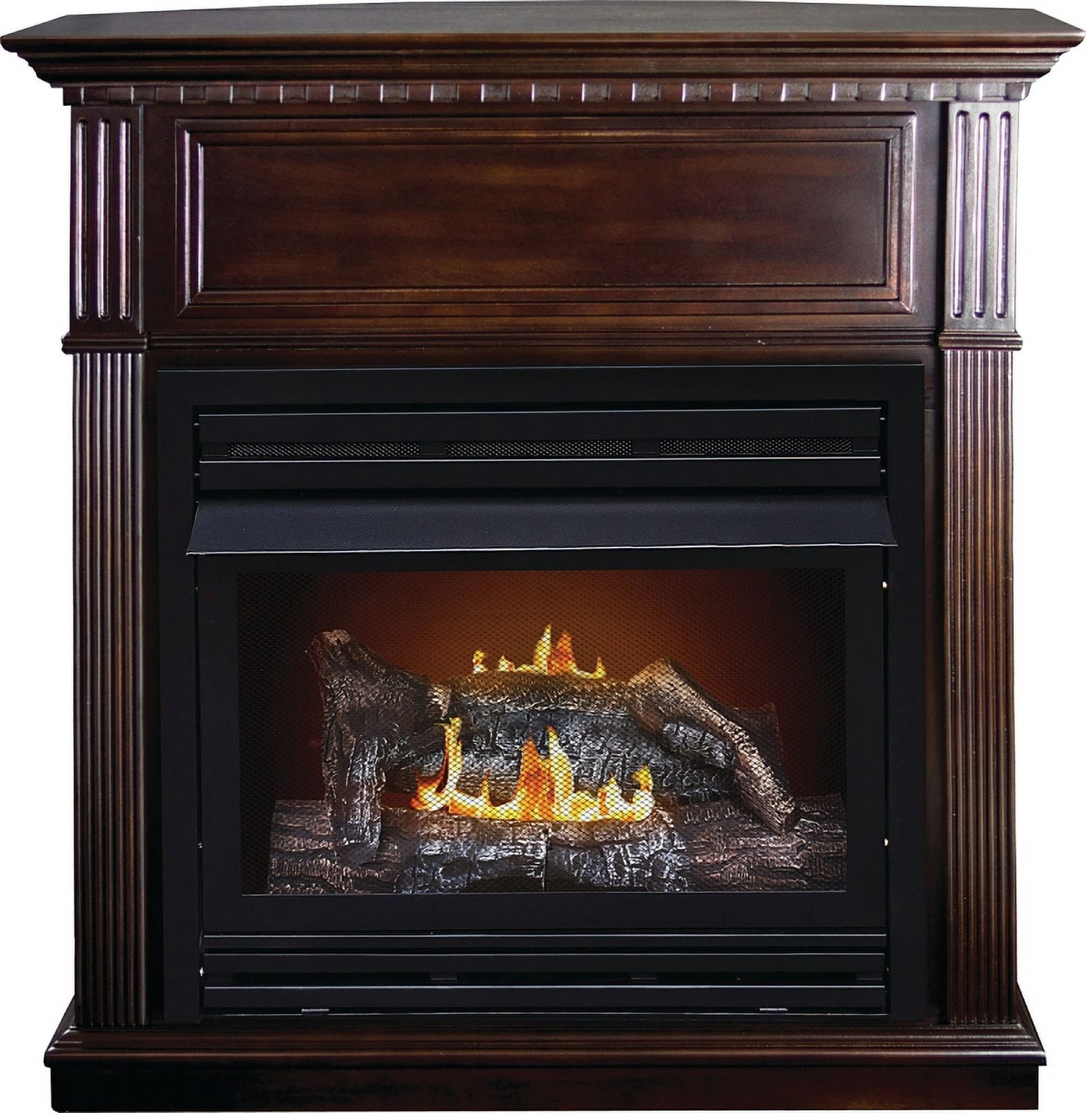 Kozy World GFD2670 Gas Fireplace, 26000 BTU, 1100 sq-ft, Dual Fuel