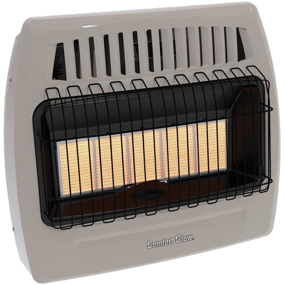 World Marketing of America KWN523 Wall Heater Infrared Natural gas 5 Plaque 30K BTU Thermostat