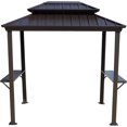 Kozyard Andra Soft Top BBQ Canopy 8'X5' Outdoor Grill Gazebo Grill