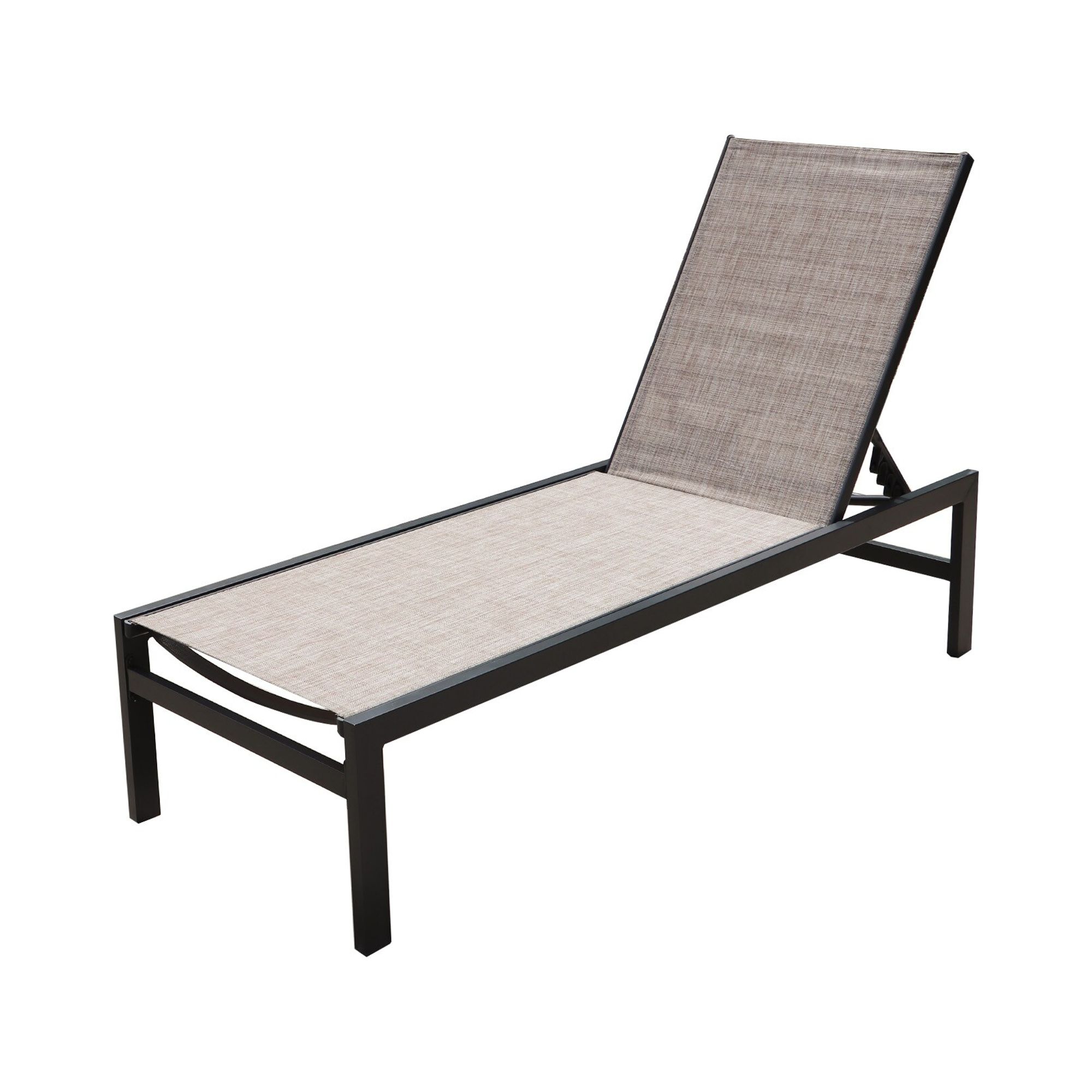 Kozyard LLC Kozyard Modern Full Flat Aluminum Patio Reclining
