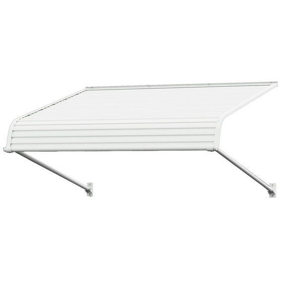 Kozyard WeatherShield PVC Awning W66'' x D40'' for Door Entrance - Durable Porch Awning for House - Exterior Door Canopy - Front-Door Awnings - Weather-Resistant