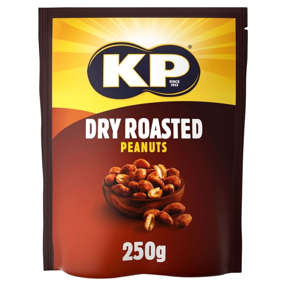 Kp Dry Roasted Peanuts 250G, Imported from Britain