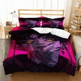thumbnail image 1 of Kpo-p Demon Hun-ter Bed Duvet Cover Cartoon Bedding Sets 3D Lightweight 3 Piece Comforter Sets 1 Duvet Cover and 2 Pillow Cover, 1 of 4