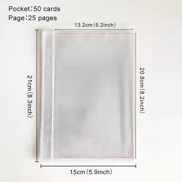 Kpop A5 Zipper Binder Collect Book Refill Organizer DIY Journal Dairy Transparent Idol Photo Album Kawaii Stationery Supplies