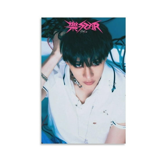 Kpop Artist Poster Stray Kids Bang Chan Rock Star Art Poster And Wall Art Picture Print Modern Family Bedroom Decor Poster
