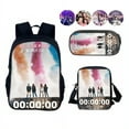 thumbnail image 1 of Kpop BLACK-PINK Backpack Set – Stylish Lightweight Large Capacity School Bag, Durable Bookbag for Travel, Daily Use, Back to School & Gift Ideas for Fans, 1 of 3